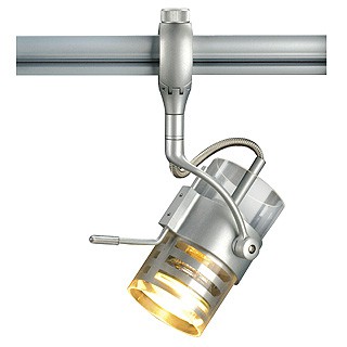 Светильник трековый EASYTEC II, LIMA для лампы GU10 50W серебр/стекло прозрач. 184492