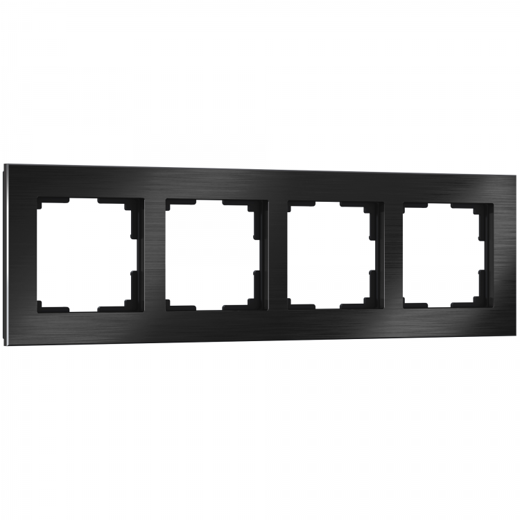 Werkel Aluminium Рамка 4 поста Черный алюминий W0041708 (WL11-Frame-04)