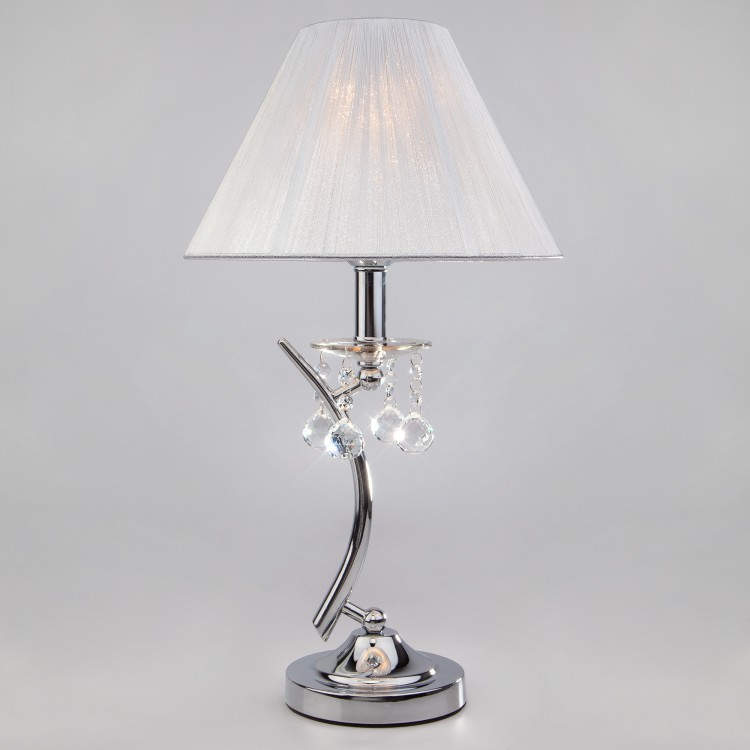 Настольная лампа  1087/1T хром/серебр.