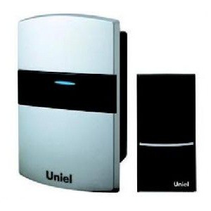 Звонок беспроводной UNIEL UDB-001W-R1T1-32S-100M-SL серебристый
