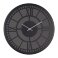 Часы настенные из металла+зеркало  32см  корпус черный "Классика" "Рубин" 3230-004