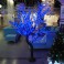 Дерево Сакура 1,8м 768 синих диодов с керамическим стволом
