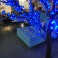 Дерево Сакура 1,8м 768 синих диодов с керамическим стволом