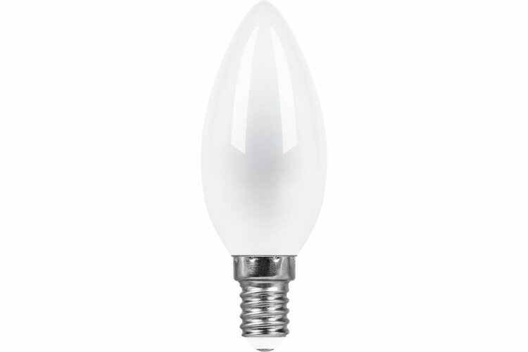 Лампа  FERON светод. LB-713 (11W) 230V E14 2700K филамент C35 матовая 910Lm (417)