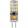Лампа  FERON светод. LB-420 24LED(2W) 12V G4 2700K AC/DC капсула силикон (пост.+перем. ток) (072)