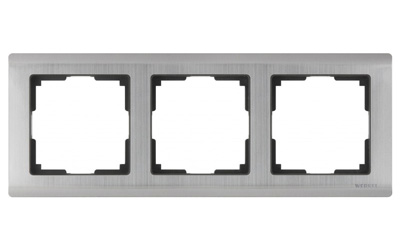 Werkel Metalic Рамка 3 поста Глянцевый никель W0031602 (WL02-Frame-03)