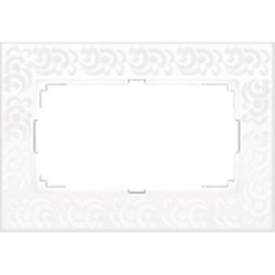 Werkel Floc Рамка для двойной розетки Белый WL05-Frame-01-DBL-white  (снято с производста)