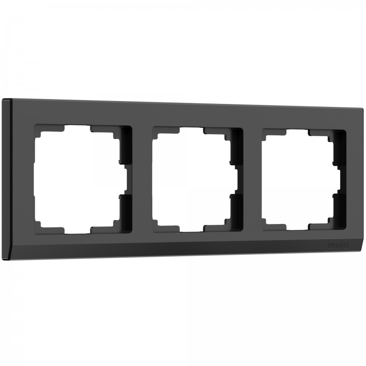 Werkel Stark Рамка 3 поста Черный W0031808 (WL04-Frame-03-black)