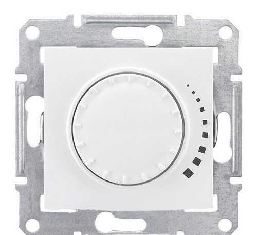 Светорегулятор поворотно-нажимной 60-500 Вт бел. SDN2200521