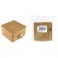 Распаячная коробка TDM 65*65*50 крышка, IP54. 4вх, сосна