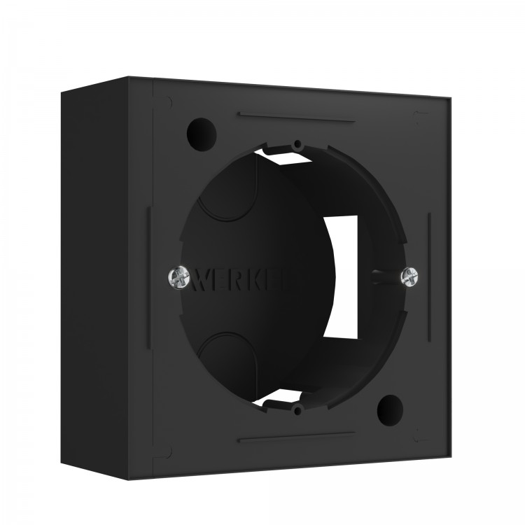 Werkel Коробка для накладного монтажа Черный матовый W8000008