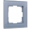 Werkel Favorit Рамка 1 пост Серый, стекло W0011115 (WL01-Frame-01)