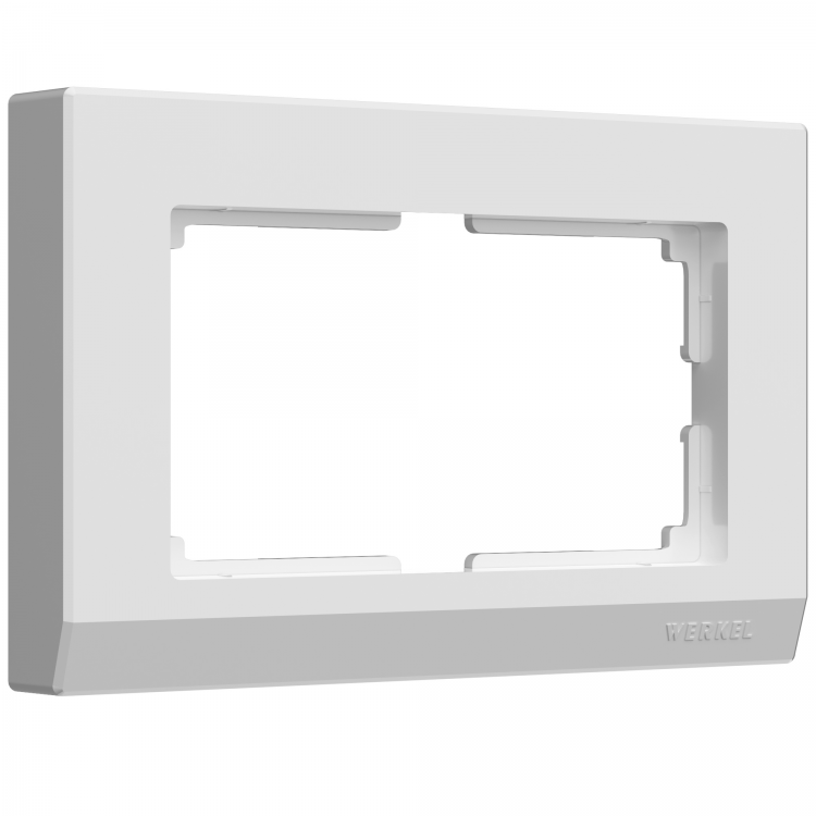 Werkel Stark Рамка для двойной розетки Белая W0081801 (WL04-Frame-01-DBL-white)