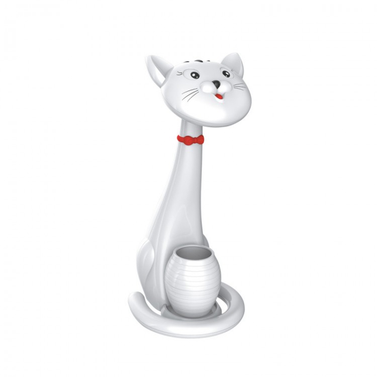 Наст. лампа TL-351 (W,белый, детский, "кошка Kitty", 7Вт)