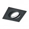 Светильник встраиваемый Feron DL2801 MR16 G5.3, черный, квадрат, 92*92*25 мм