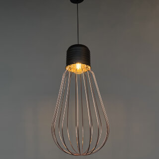 Подвес AURA  P1413-300 BK+PK+GD E27