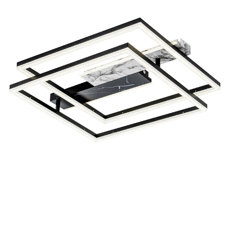 Светильник потолочный Escada 10251/2 LED*105W Black/White marble