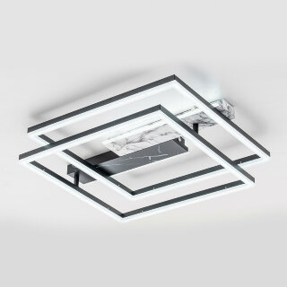 Светильник потолочный Escada 10251/2 LED*105W Black/White marble