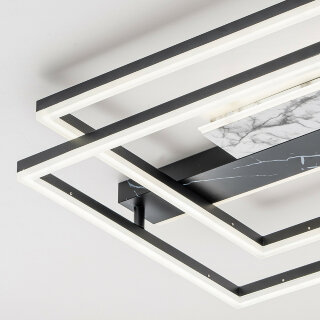 Светильник потолочный Escada 10251/2 LED*105W Black/White marble