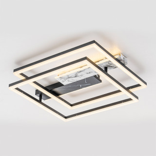 Светильник потолочный Escada 10251/2 LED*105W Black/White marble