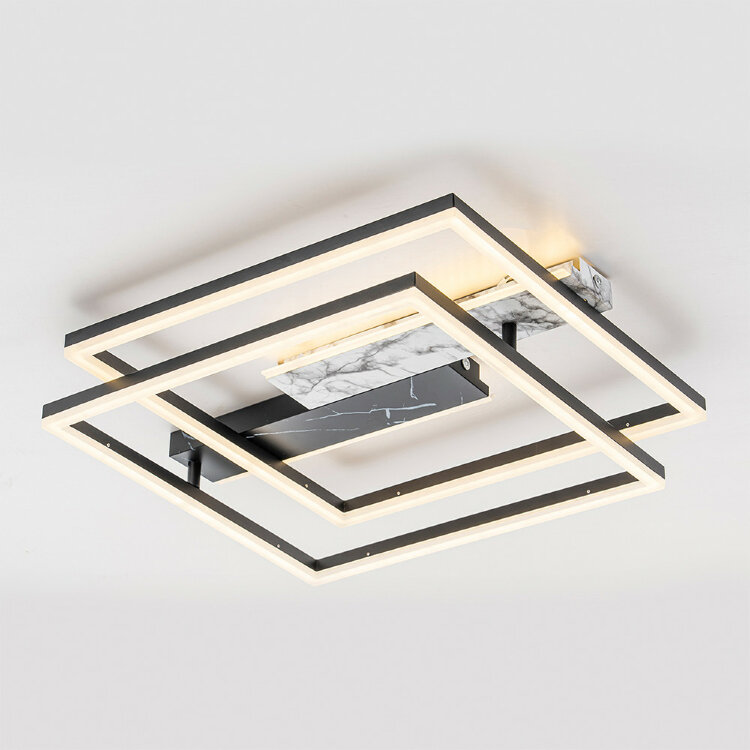 Светильник потолочный Escada 10251/2 LED*105W Black/White marble