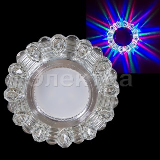 Встраиваемый  SNEHA 14301-9.0-001LD MR16+LED3W WT (MIX)