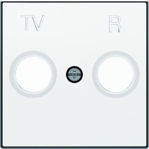ABB SKY Накладка для TV-R розетки  Альпийский белый 8550 BL