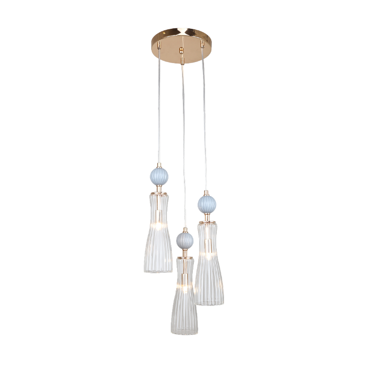 Подвес LV 9472/3 Ланс золото Е14 40W золото