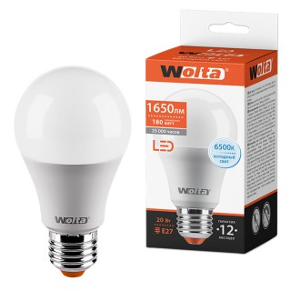 Лампа WOLTA Led 25W65BL20E27 20Вт 6500К E27 (657) (Уценка)