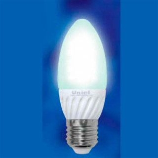 Лампа светодиодная  Uniel LED-C37-3W/WW/E27 200 Lm Уценка!