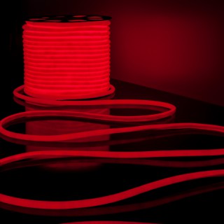 Гибкий NEON LS003 9.6W 144Led IP67 16mm круглый, красный 50м.