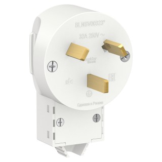 Вилка силовая внутр. SE Blanca 2P+N 32A 250В BLNSV003231 бел