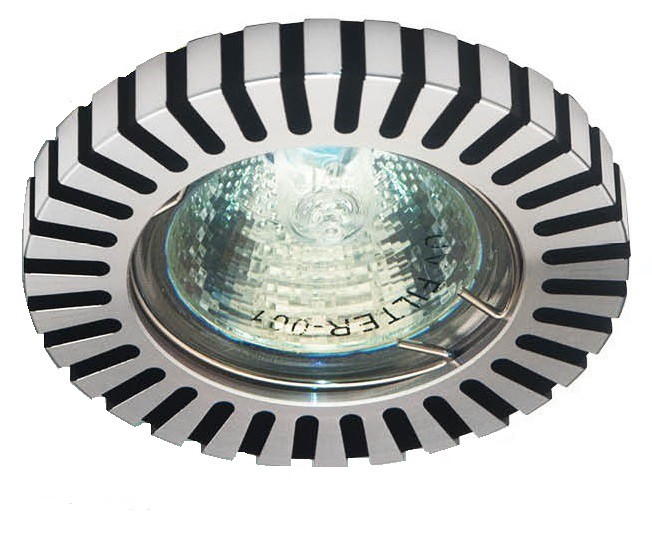 Светильник встраиваемый Feron DL 1022 MR16 G5.3 черный-алюминий