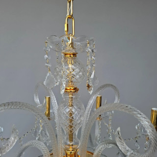 Люстра AURA 46940E/8A E14 GOLD