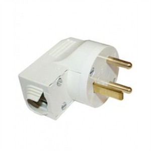 Вилка угловая 2P+E 32A 400V 55802