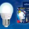Лампа светодиодная  Uniel LED-C37 7W/4000K/E27/FR/DIM PLP01WH серия Яркая форма "свеча" матовая