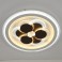 Настенно-потолочный светод. светильник MS 1086 белый/коричневый 162W 3000-6500K диммир. с ПДУ