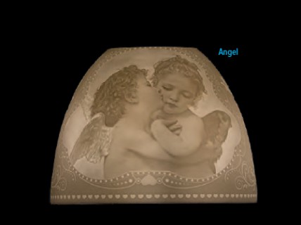 Подвес Ivele 1774/170 золото беленое  Angel