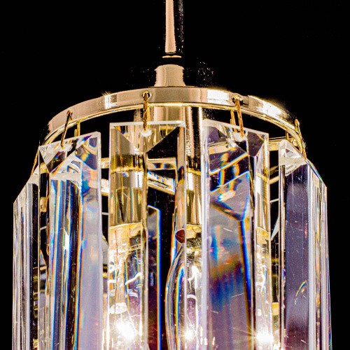 Подвесной хрустальный светильник Золото Citilux Синди CL330112 