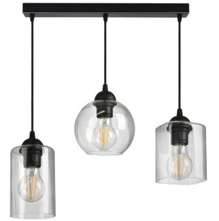 Подвес AURA  S7106-3 BK E27