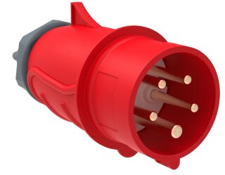 Вилка силовая переносная 32А 3Р+PE+N IР44 380В