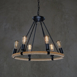 Подвесная люстра LOFT IT Rope filament Loft1861/6
