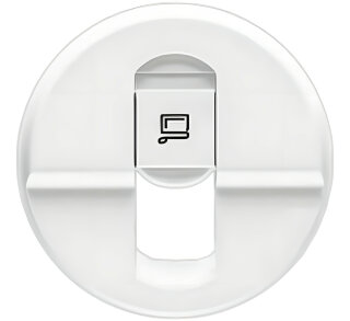 Legrand Celiane Накладка для розетки компьютерной 1-ой RJ45 Белая 68251