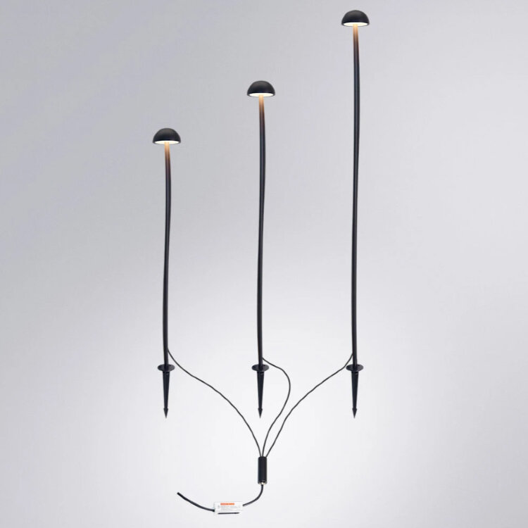 Грунтовый светильник Arte Lamp MOTUS A1081PA-3BK