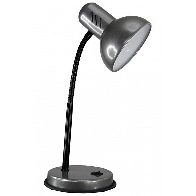 Настольная лампа HТ-2077A (на подставке, серебро, Е27, 60Вт, 220Вт)