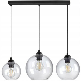 Подвес AURA  S7110-3 BK E27