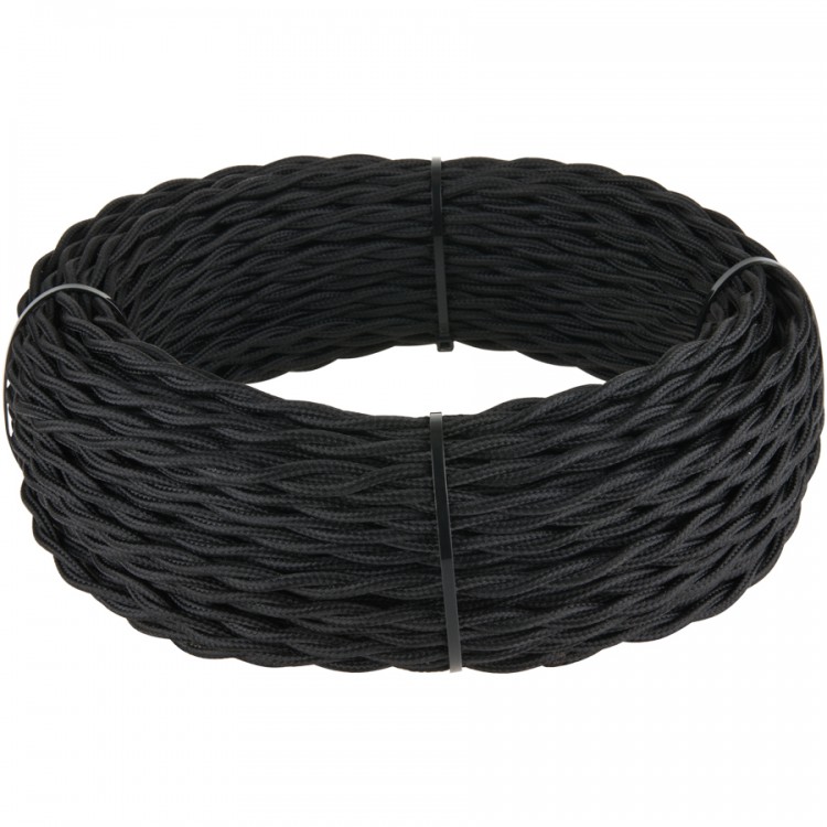 Werkel Ретро кабель витой 2х2,5 (черный) W6452608