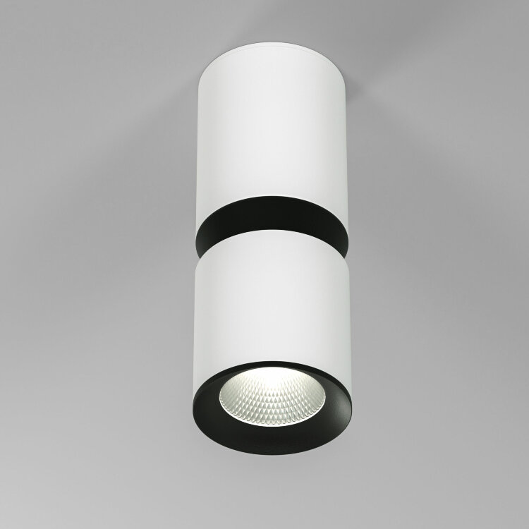 Светильник потолочный светодиодный Kayo Elektrostandard 25048/LED 12W 4000К белый/чёрный