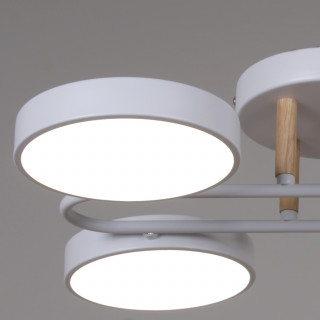Люстра  SNEHA  03322-0.3-08 WH+WOOD