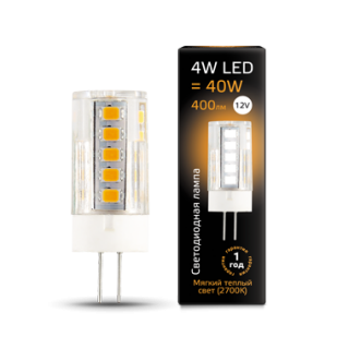 Лампа Gauss LED G4 207307104 4W 2700K AC/DC 12V керамика NEW